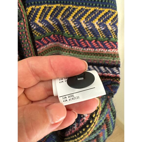 Anthropologie Aldomartins Wool Blend Cardigan Sweater Jacket Western, NWT - Picture 5 of 8